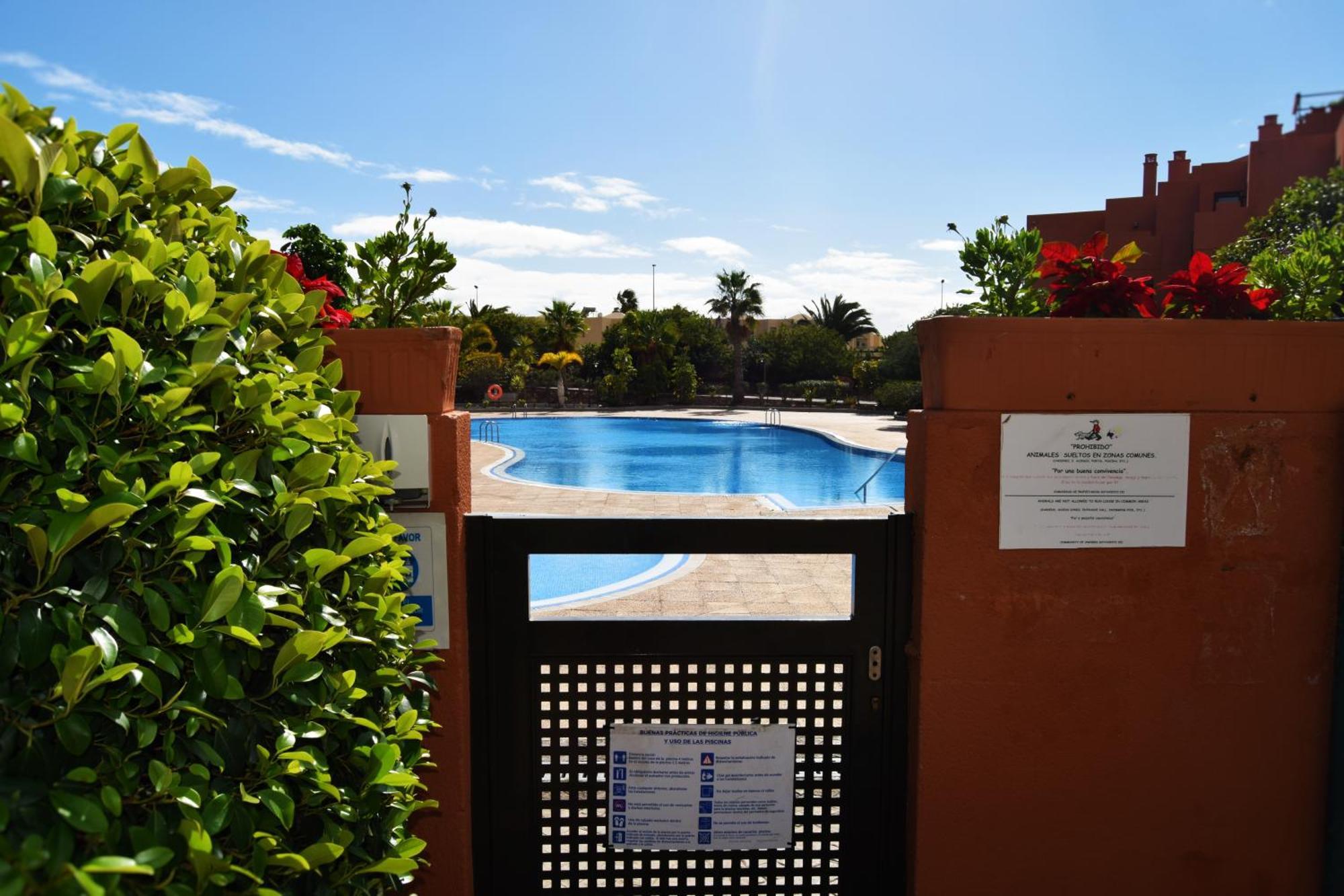 Paraiso La Tejita, terraza y piscina Esterno foto